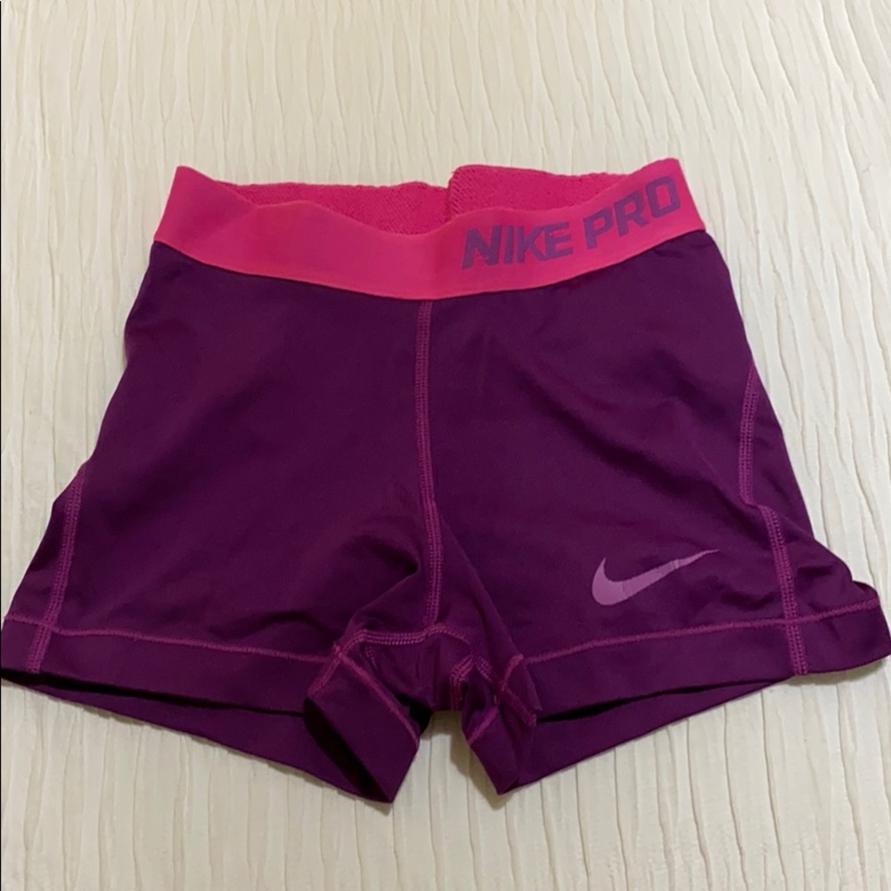 Nike Pro Purple Shorts